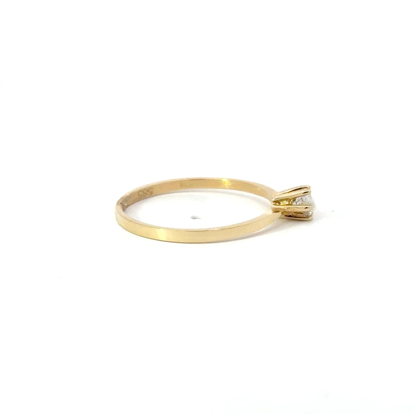 585/- Gold Solitär