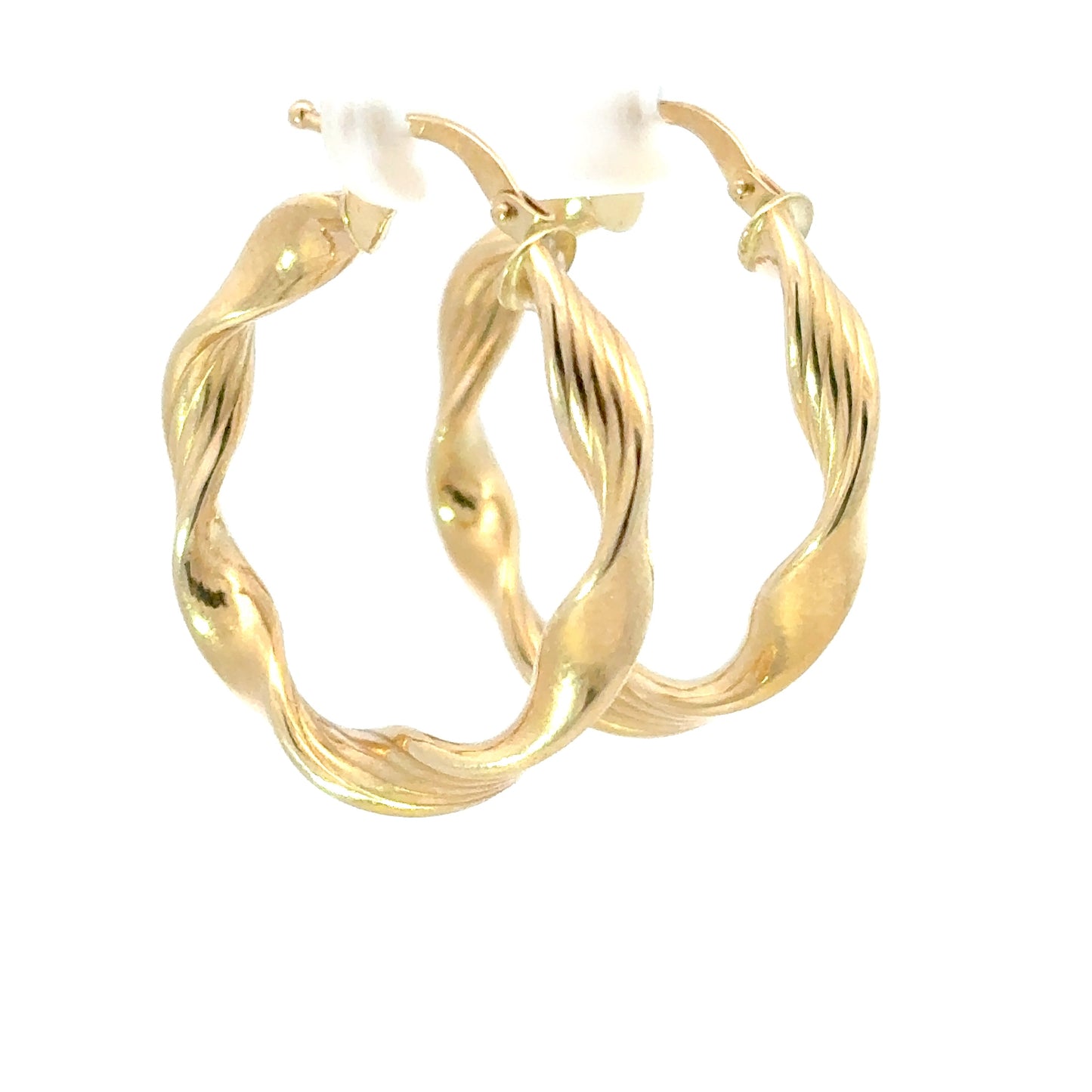 585/- Gold Creolen