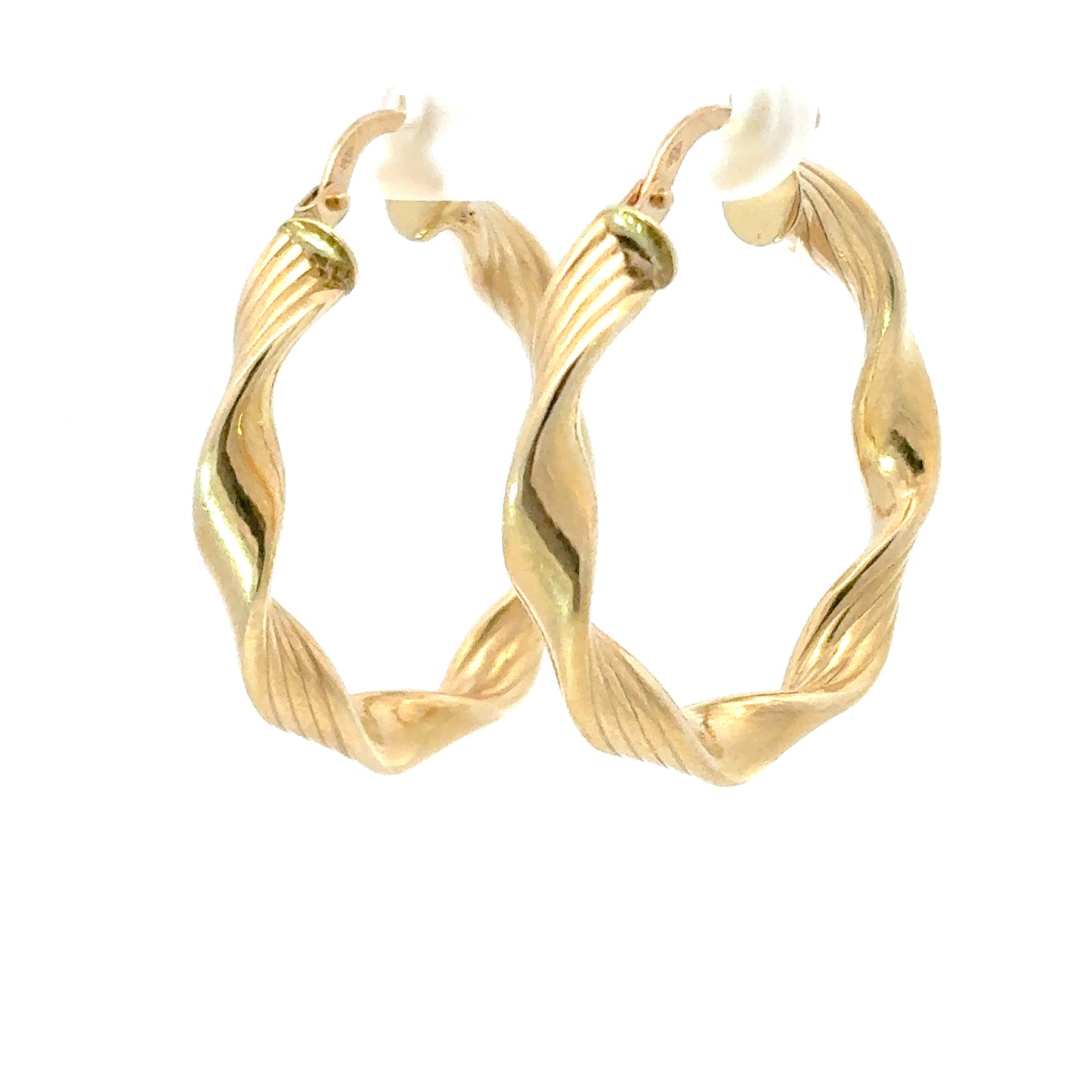585/- Gold Creolen