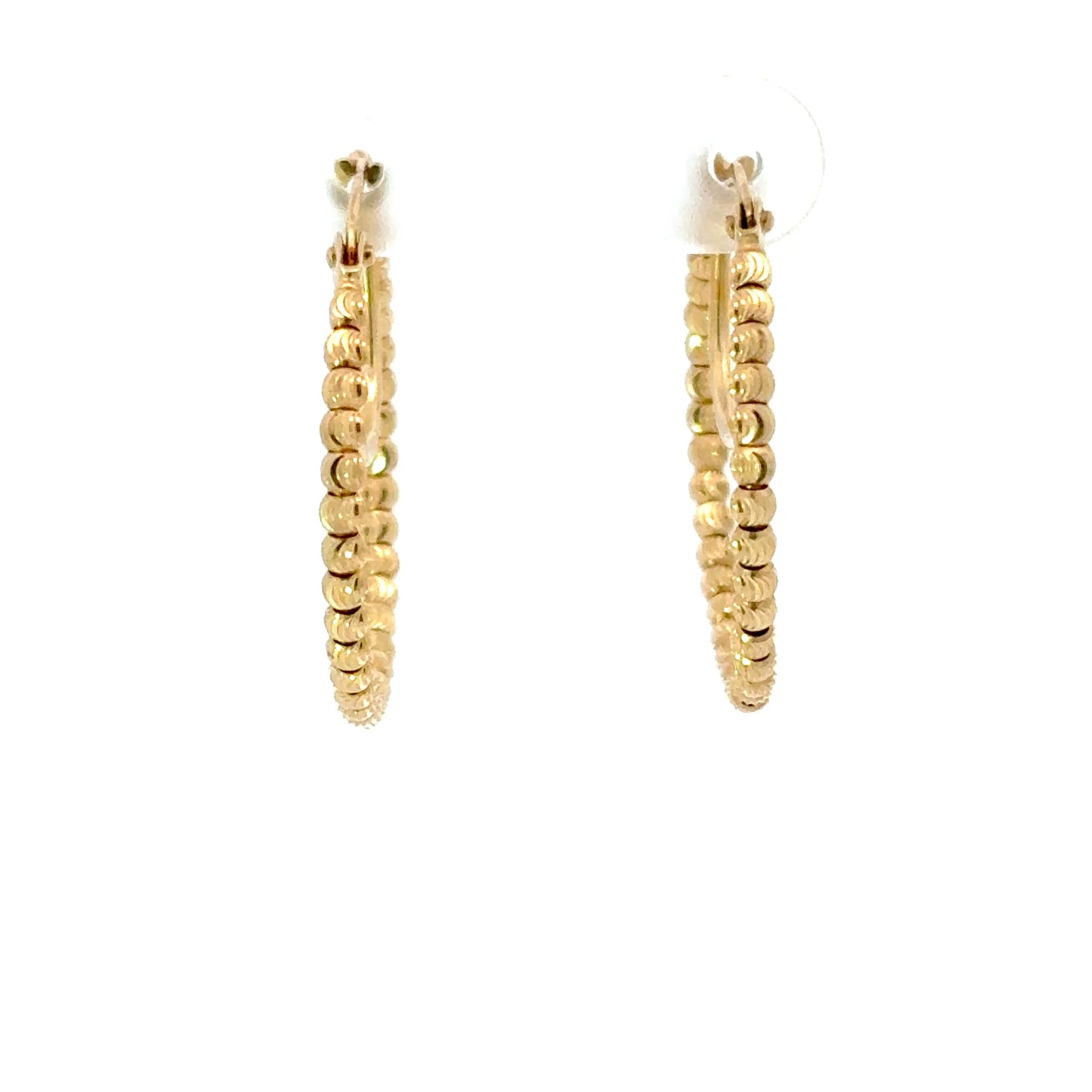 585/- Gold Creolen