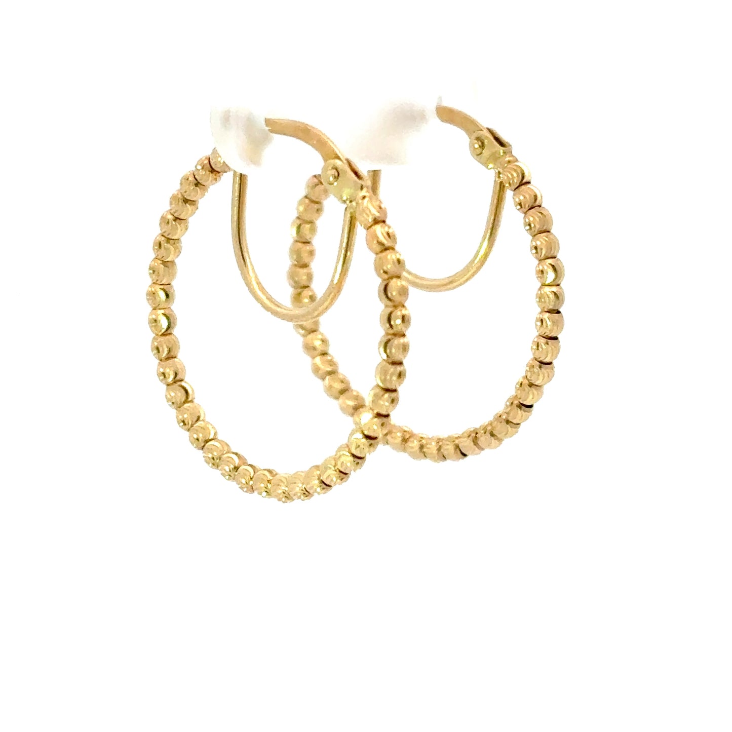 585/- Gold Creolen