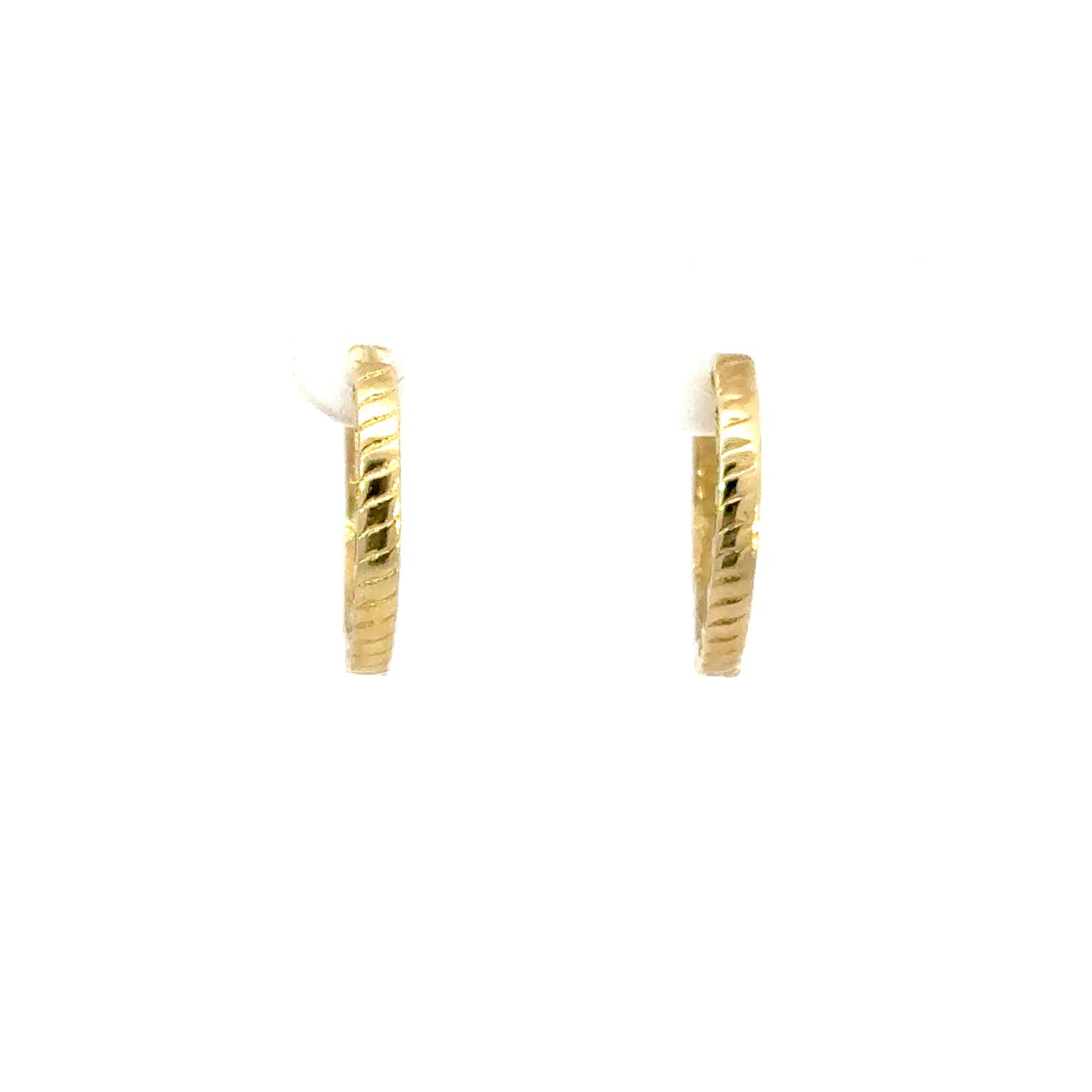 585/- Gold Creolen