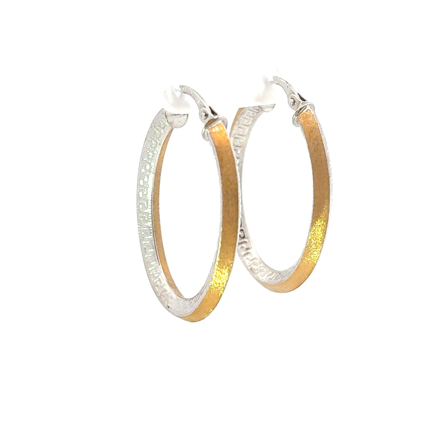 585/- Gold Creolen