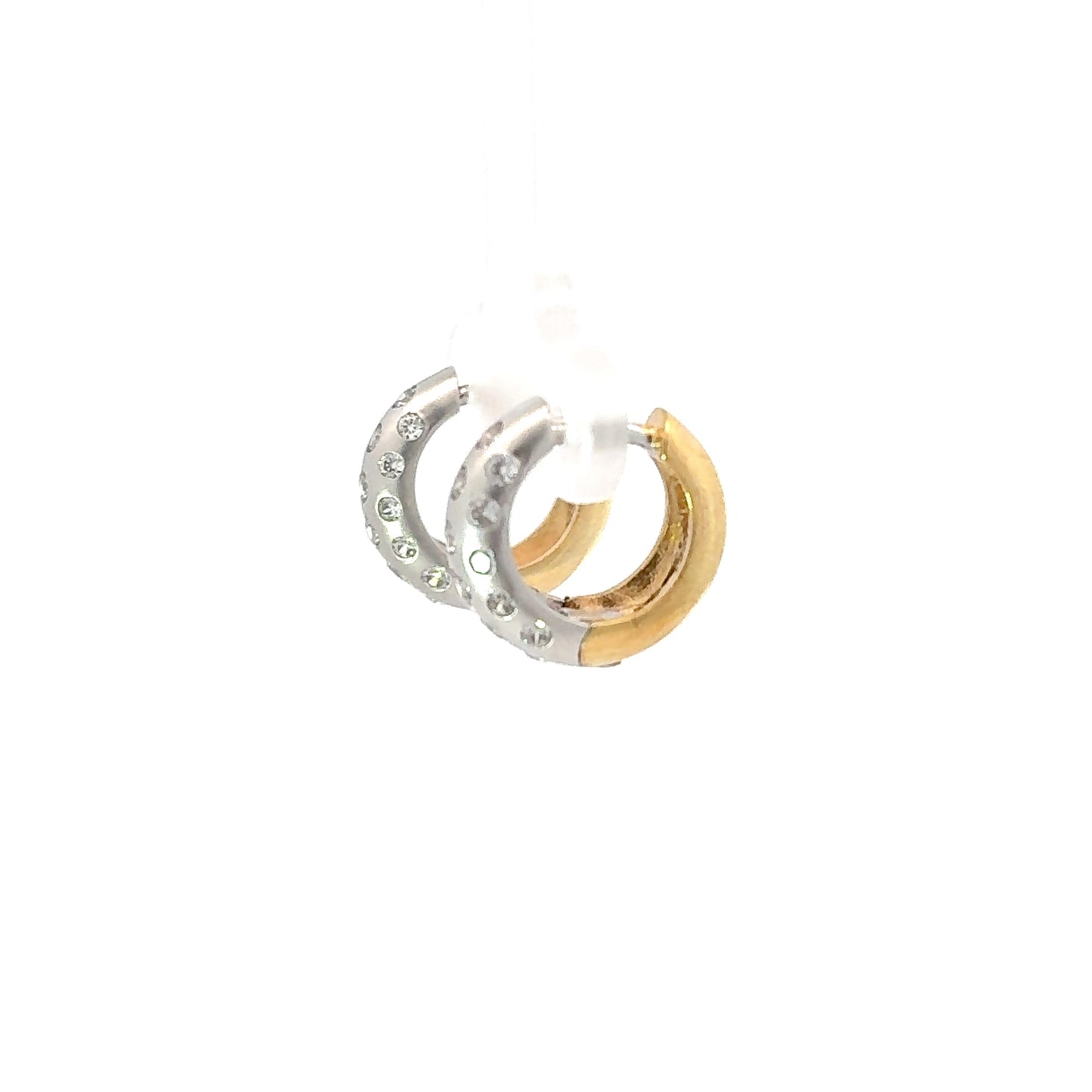 585/- Gold Creolen