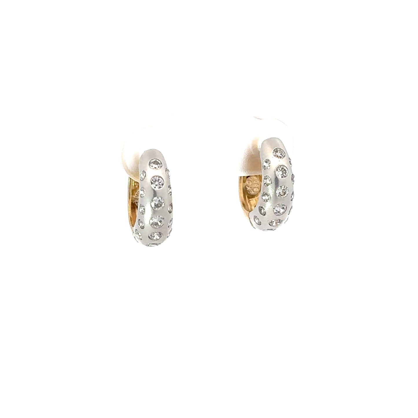 585/- Gold Creolen