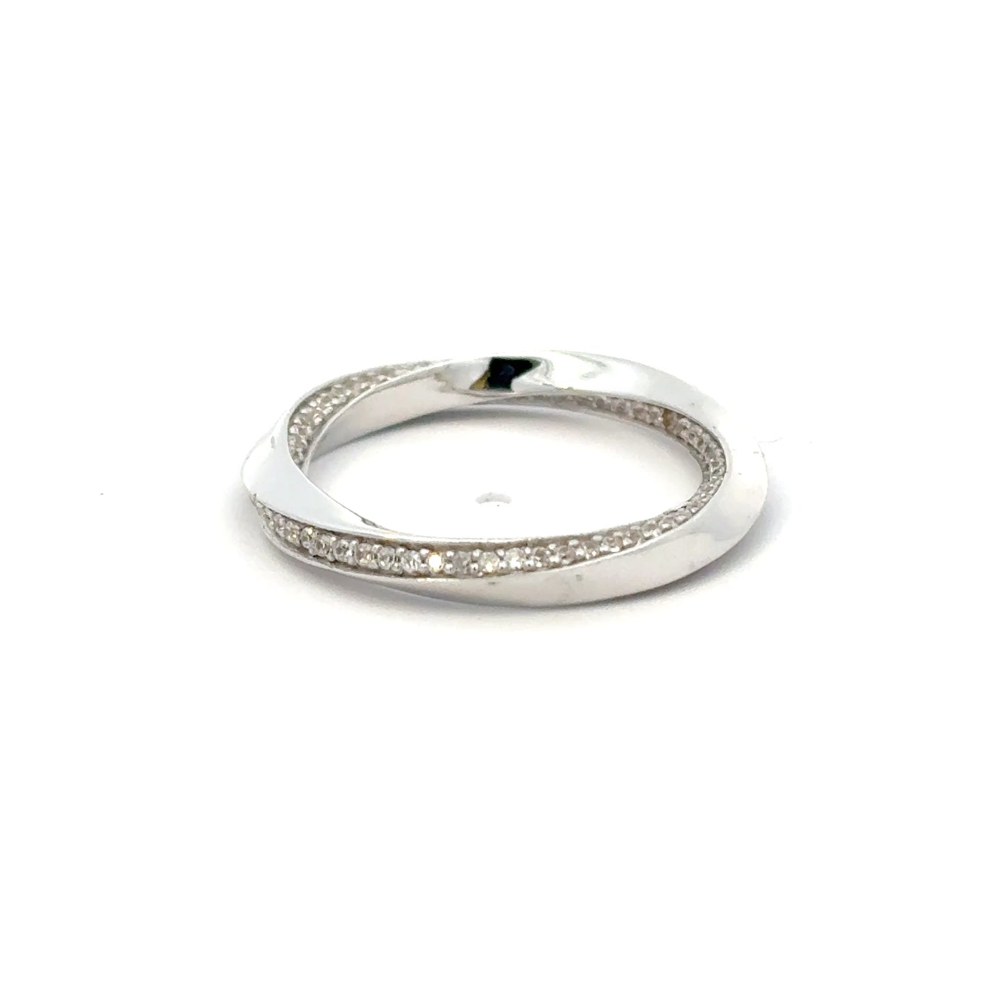 585/- Weißgold Ring