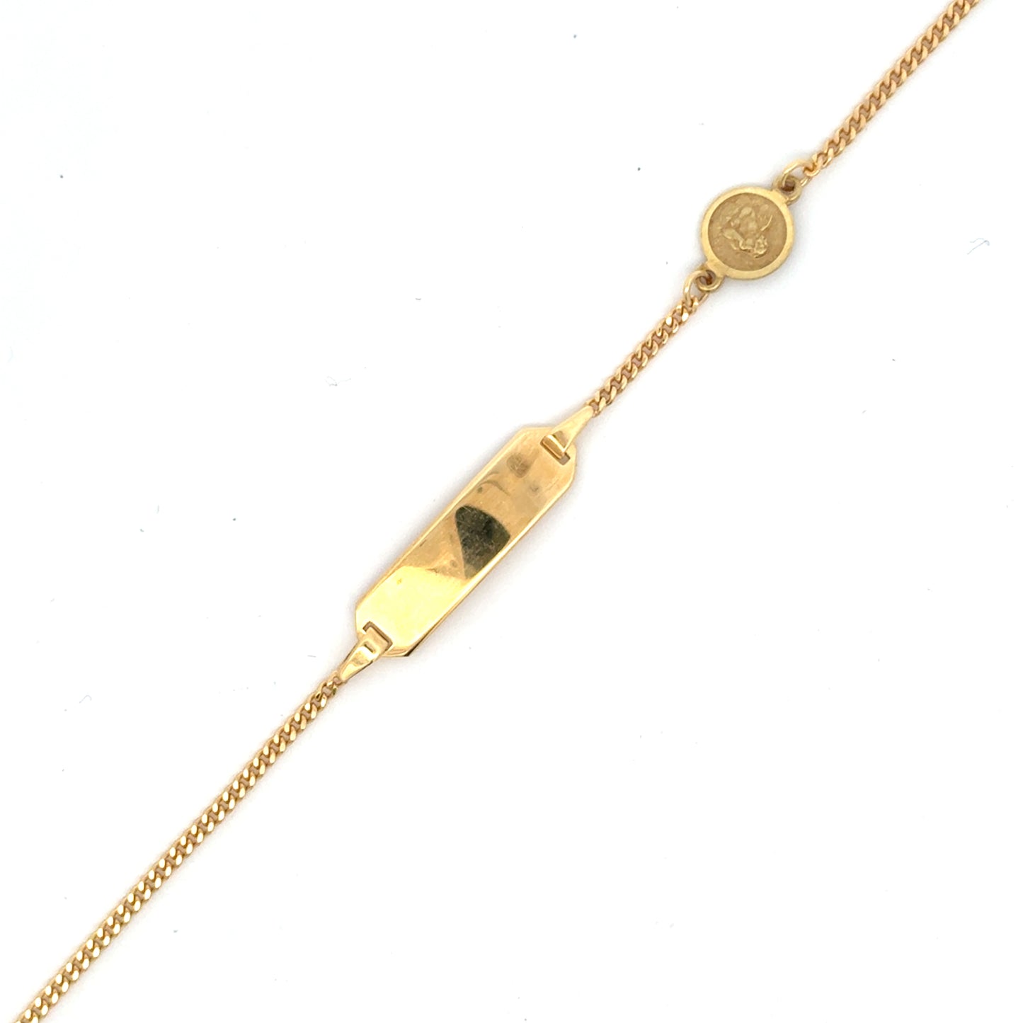 585/- Gold ID-Armband