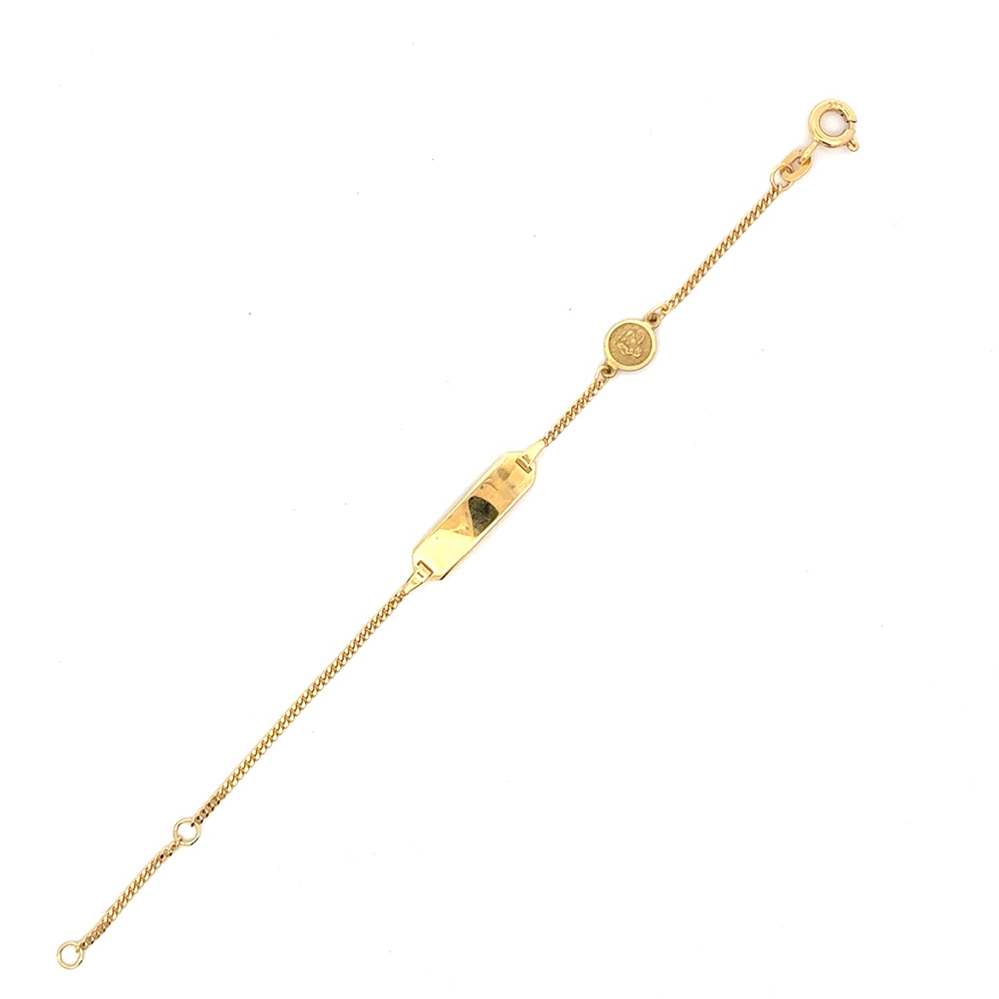585/- Gold ID-Armband