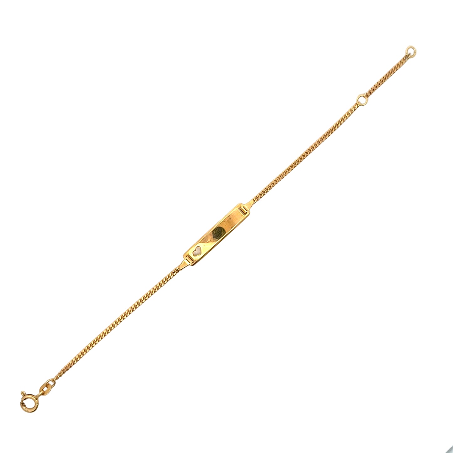 585/-Gold ID-Armband
