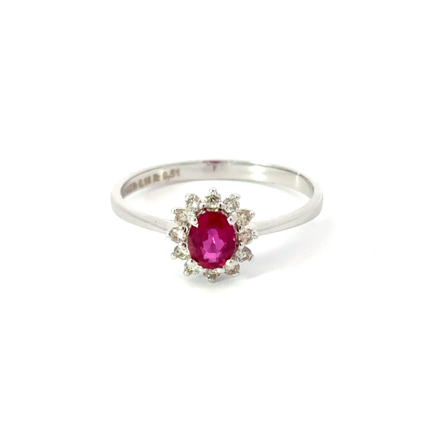 585/- Gold Rubin Ring