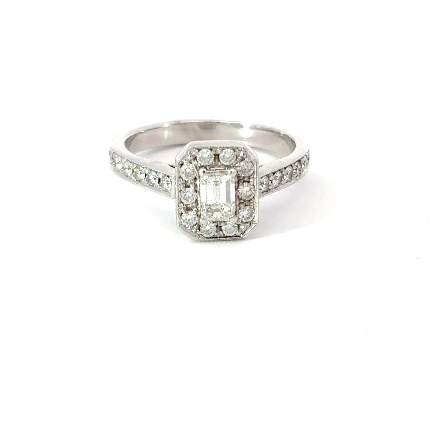 750/- Goldring mit Brilanten