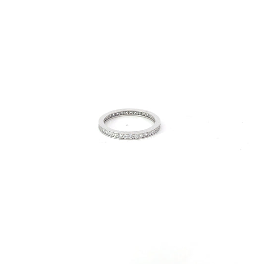 Memorie Ring in 585/-Weissgold