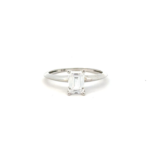 585/- Weissgold Ring