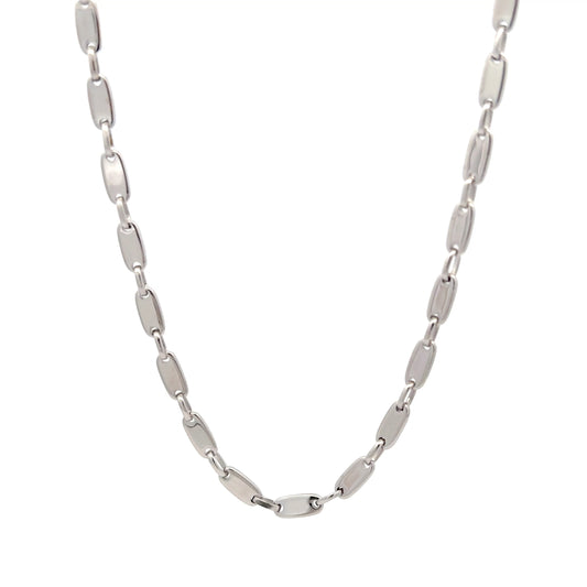 925/- Silber Plättchenkette