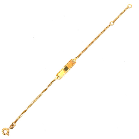 585/- Gold ID- Armband