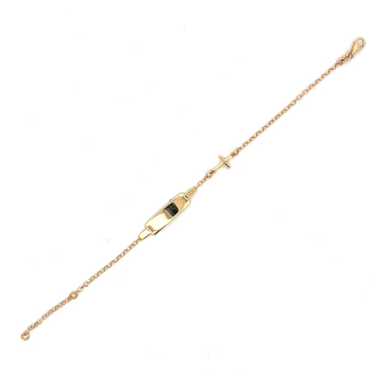 585/- Gold ID-Armband