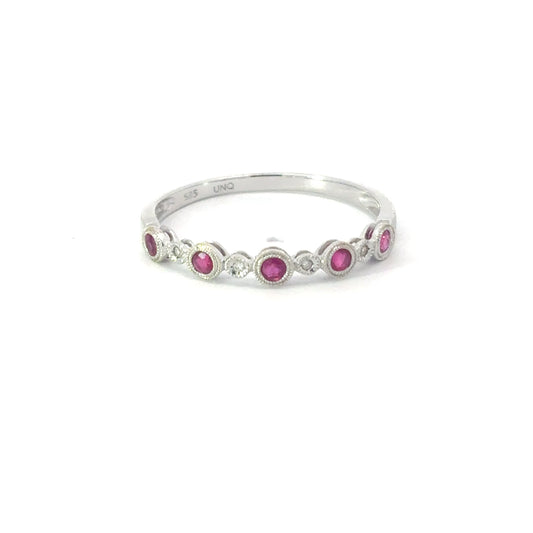 585/- Weissgold Brillatring