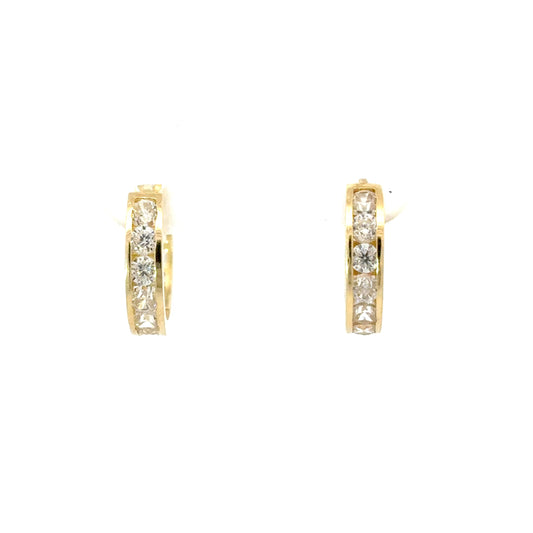 585/- Gold Kinder Creolen