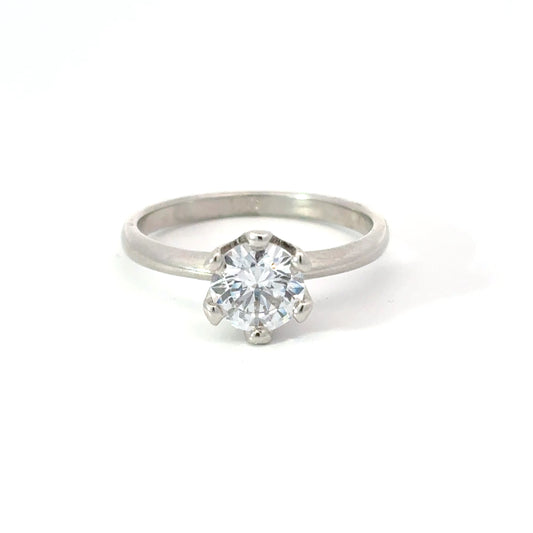 925/- Silber Solitär