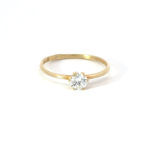 585/- Gelbgold Ring
