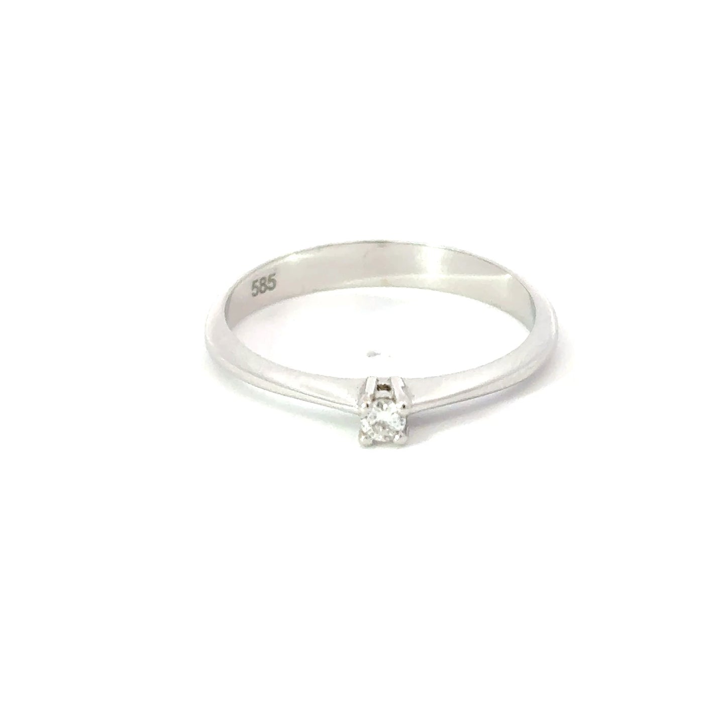 585/- Weissgold Ring
