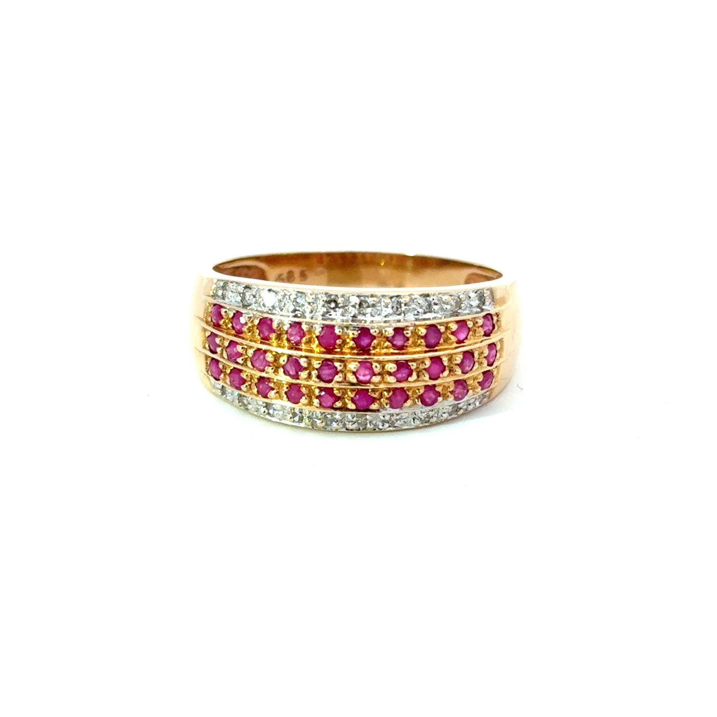 Rubin Ring in 585/-er Gelbgold