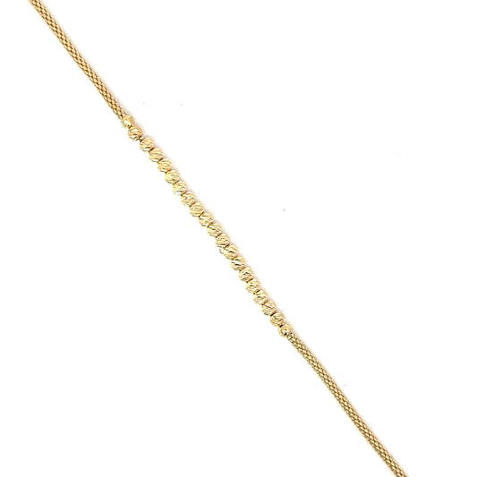 Armband mit Kugeln 585/- Gelbgold