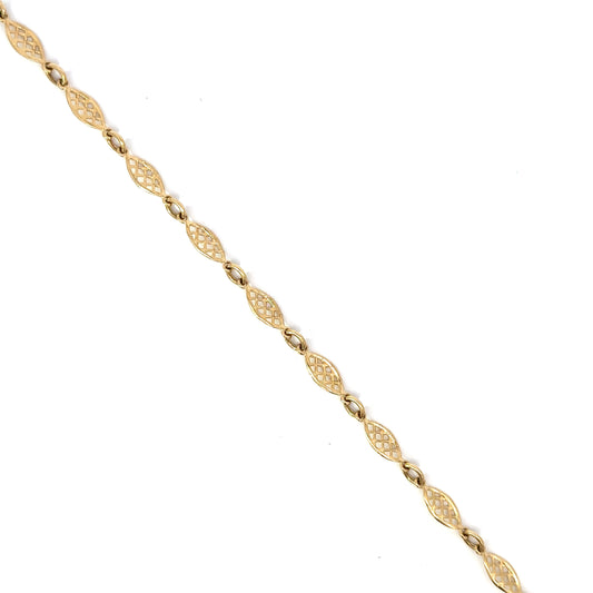 Armband 585/- Gelbgold