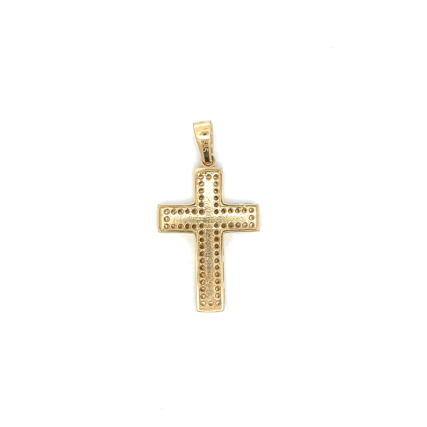 Kreuz - Anhänger 585/- Gelbgold